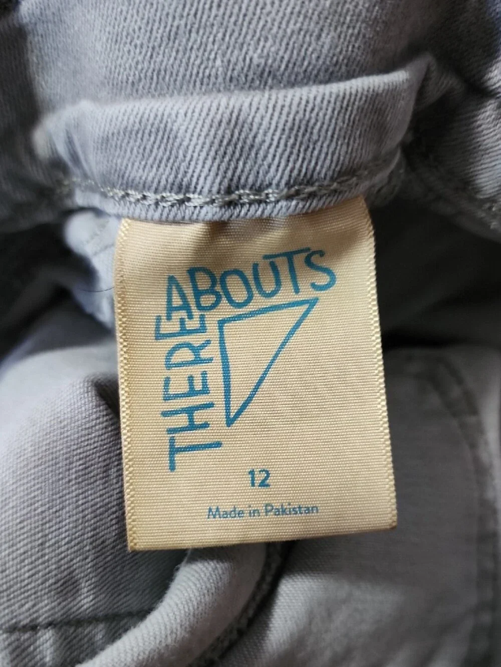 Girl's Light Gray Denim Jeggings